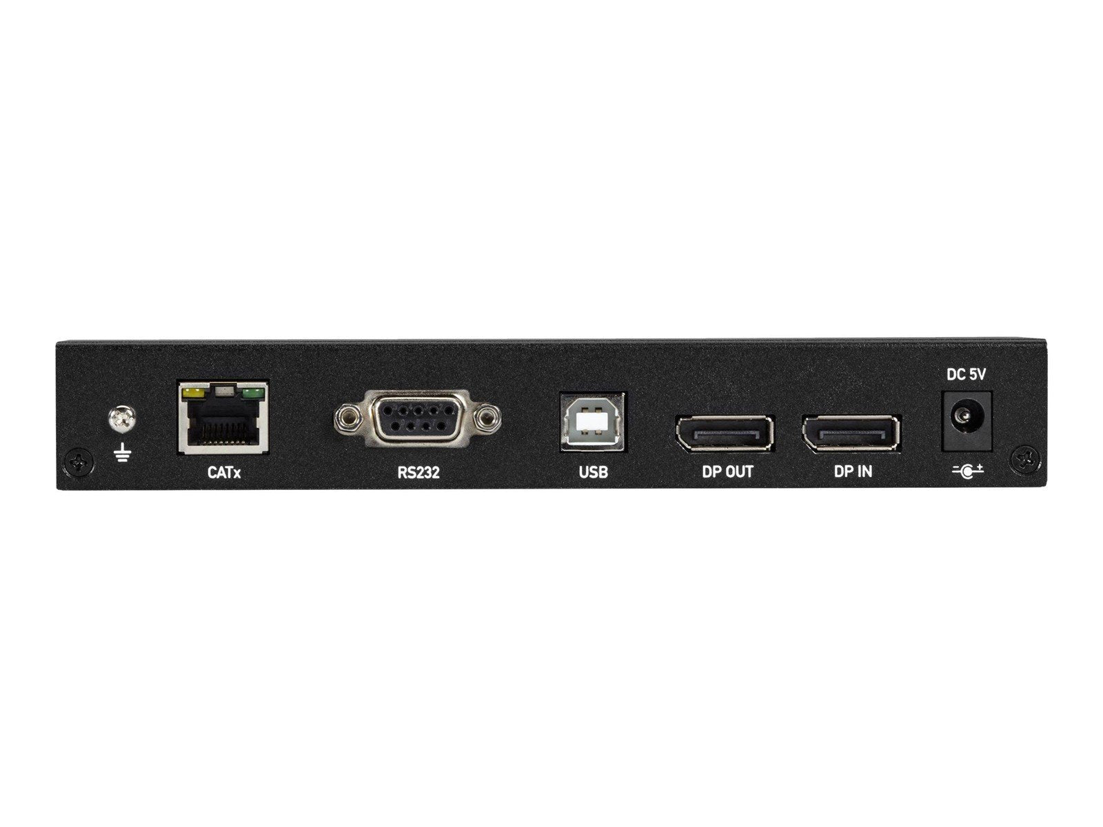 Black Box KVX Series KVM Extender over CATx - 4K Single-Head DisplayPort USB 2.0 Hub Serial Audio Local Video