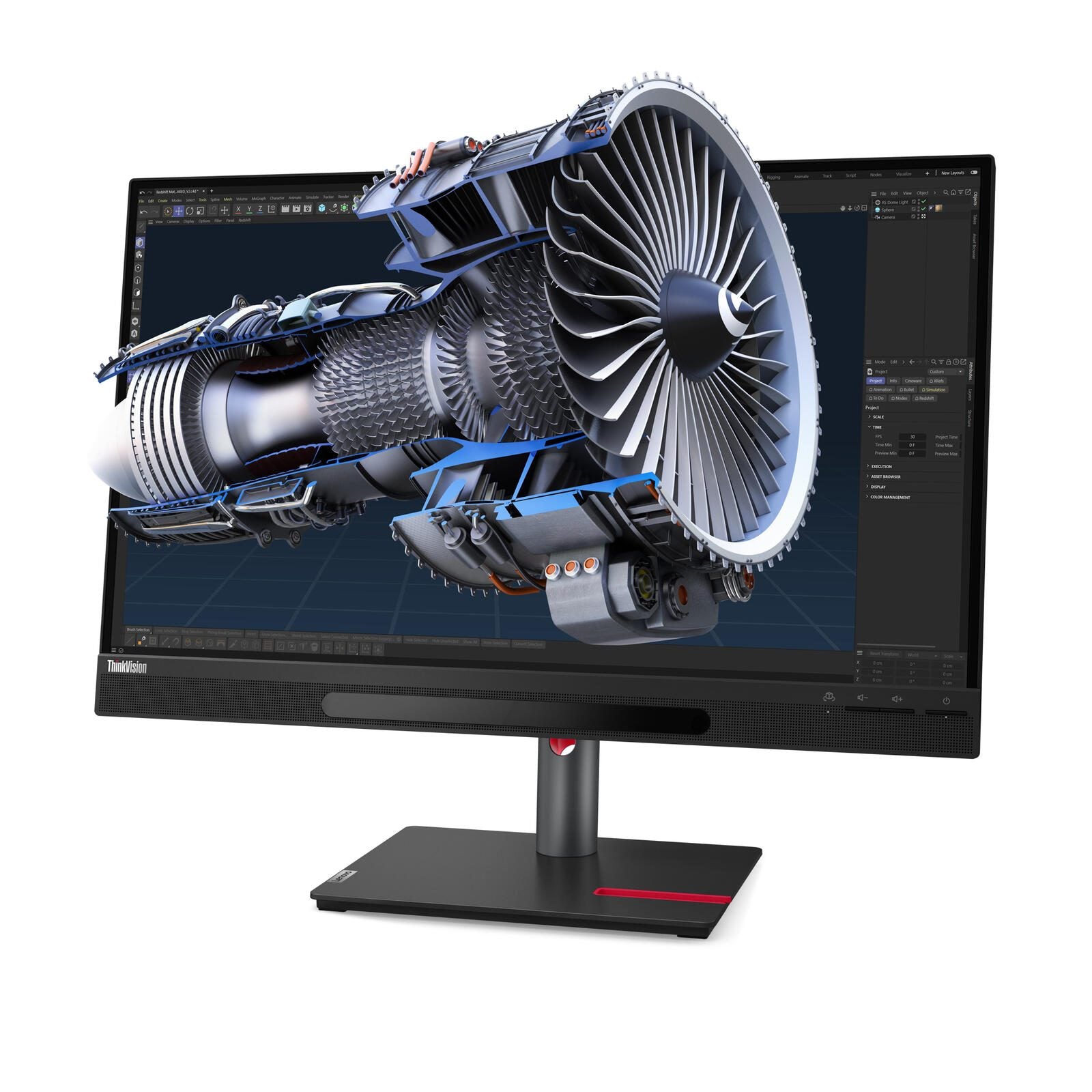 Lenovo ThinkVision 27 3D 4K Ultra HD Display 68,6 cm (27')