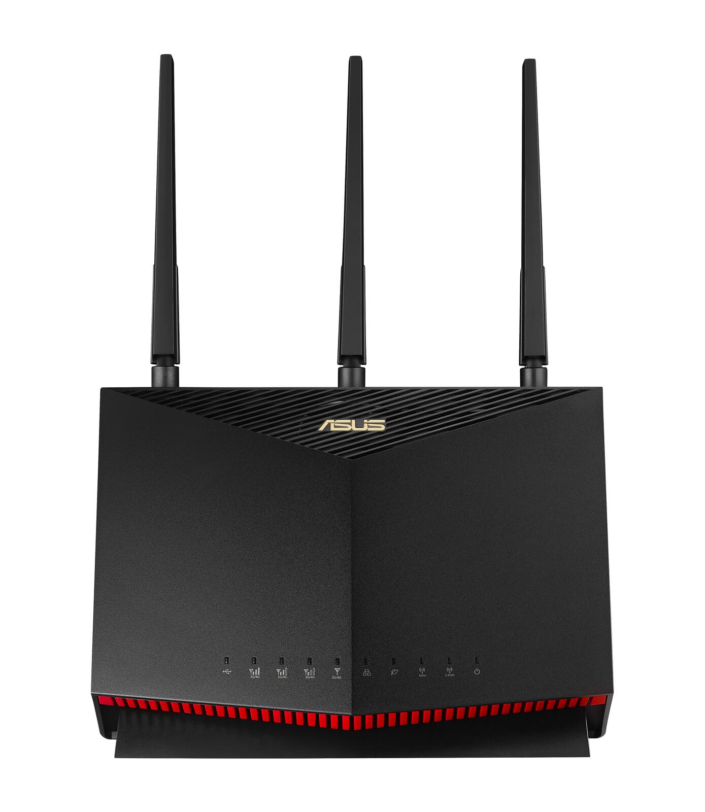 ASUS 4G-AC86U Cat. 12 600 Mbit/s Dual-Band AC2600 LTE Modem Router (unterstützt Gastzugang mit Captive Portal, Lifetime