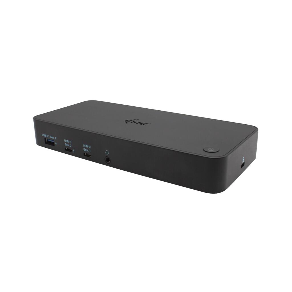 I-TEC USB 3.0/USB-C/Thunderbolt 3x 4K Docking Station mit Power Delivery 100W