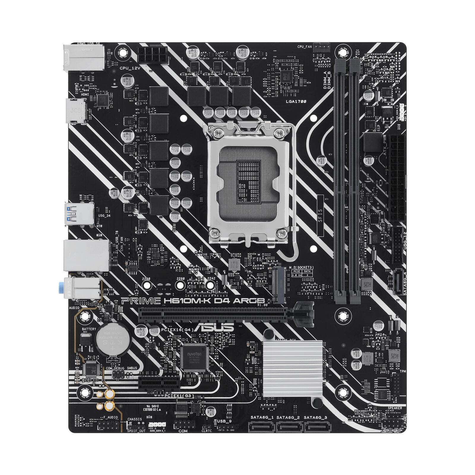 ASUS PRIME H610M-K D4 ARGB