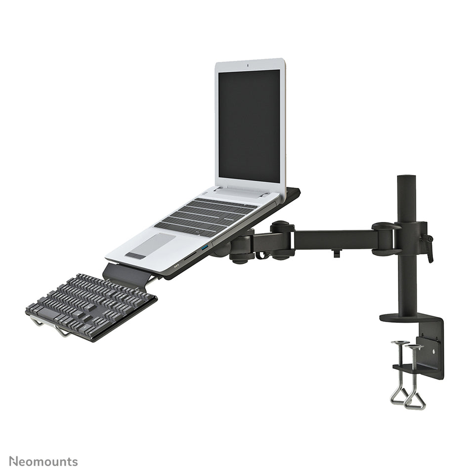 Neomounts Notebook-Tischhalterung 2Gelenke max.10Kg schwarz