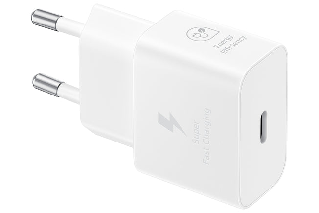 Samsung Galaxy Power Adapter USB Type C 25W 1m White