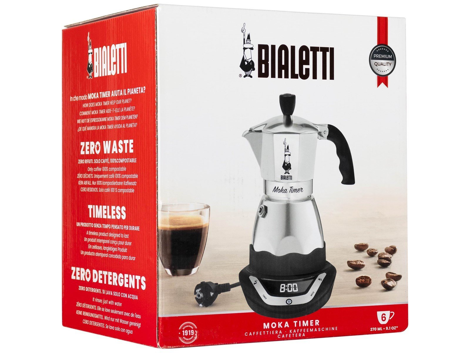 Bialetti Moka Timer 6 cups