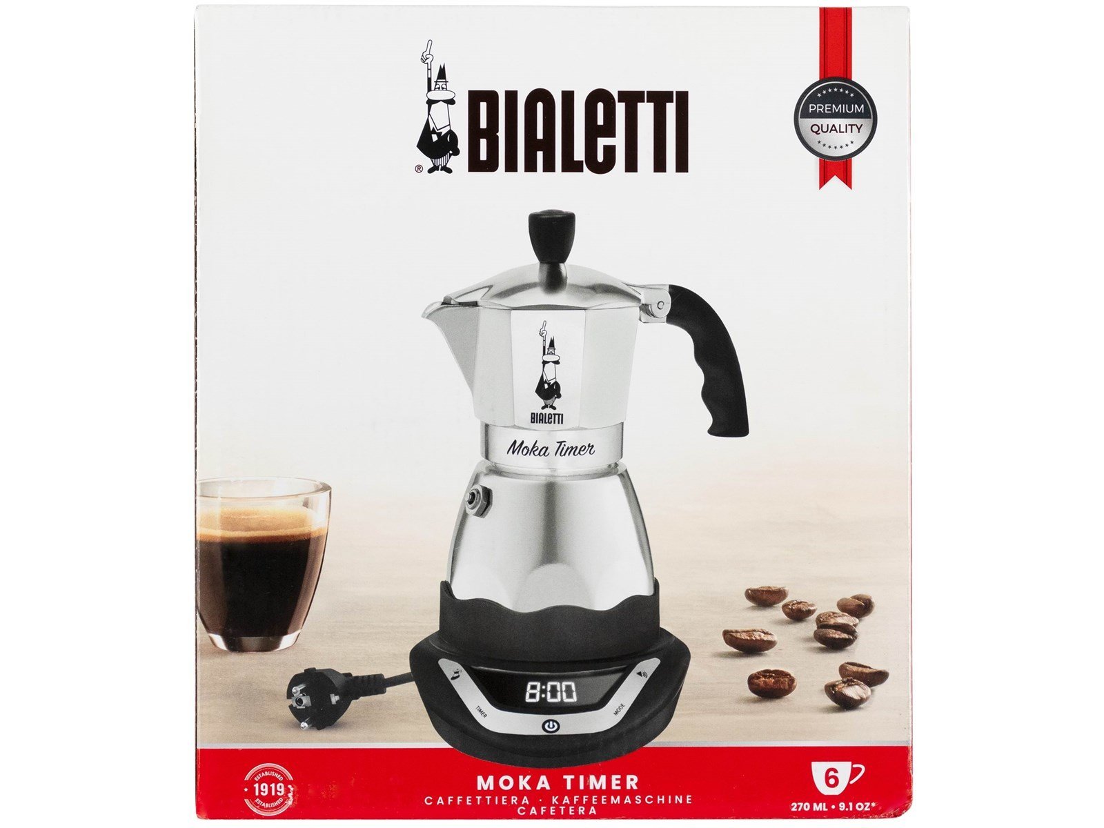 Bialetti Moka Timer 6 cups