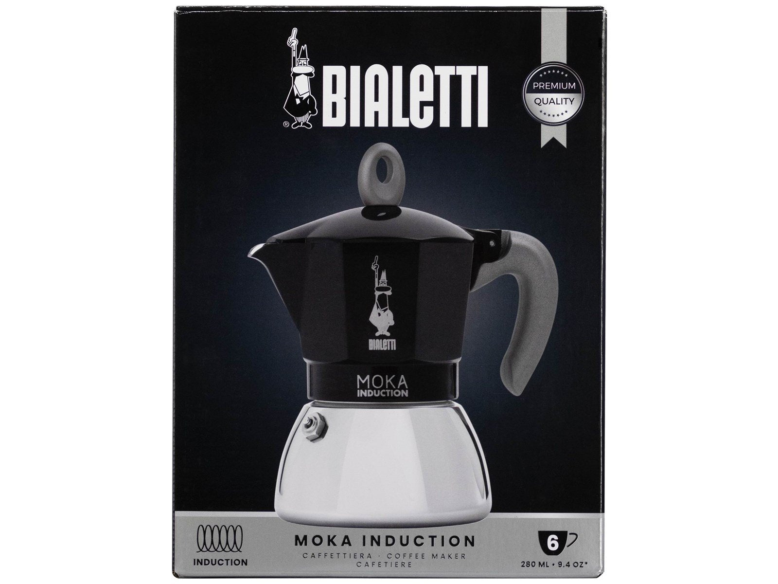Bialetti Moka Induction 2.0 - 6 cups
