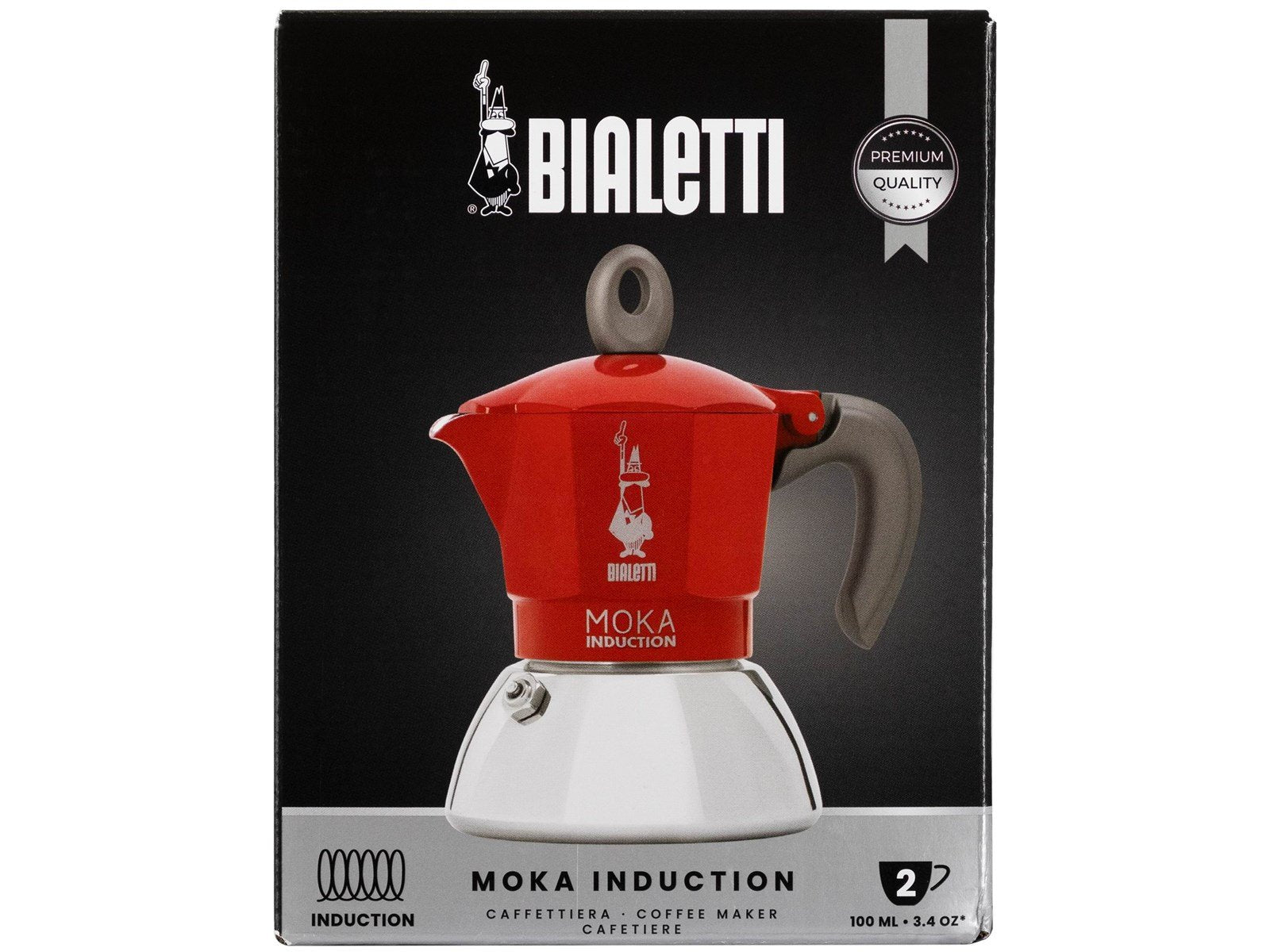Bialetti Moka Induction 2.0 - 2 cups