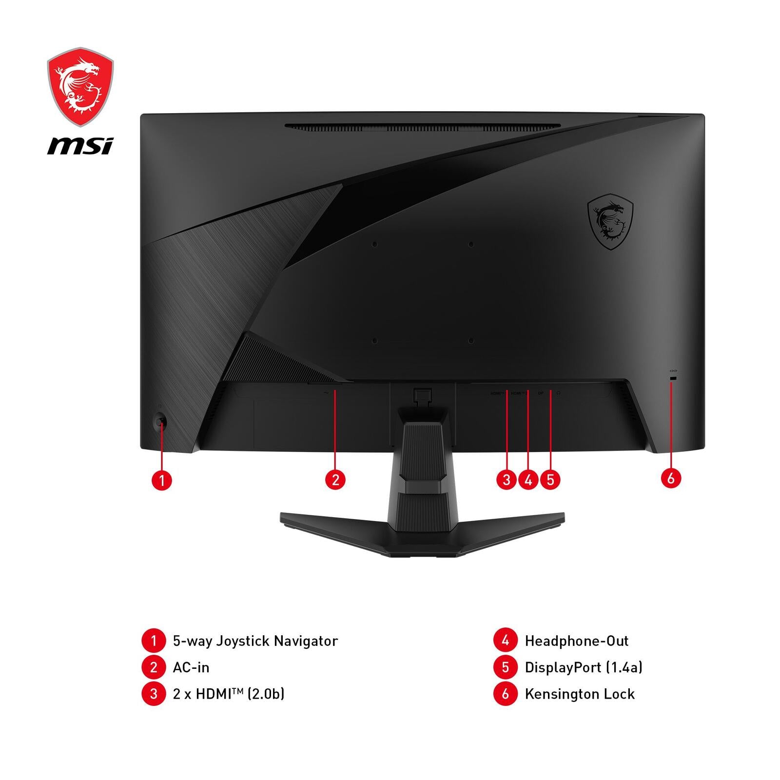 MSI MAG 27CQ6FDE Curved Gaming Monitor 69 cm (27')