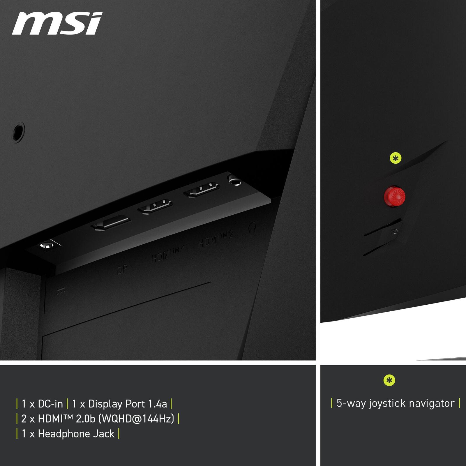 MSI MAG 274CQFDE Curved Gaming Monitor 69 cm (27')