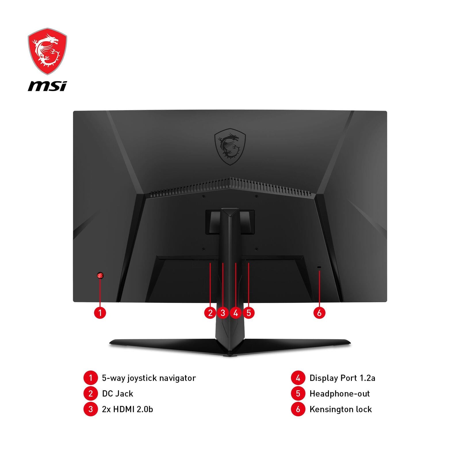 MSI G27C4DE E3 Curved Gaming Monitor 69 cm (27')