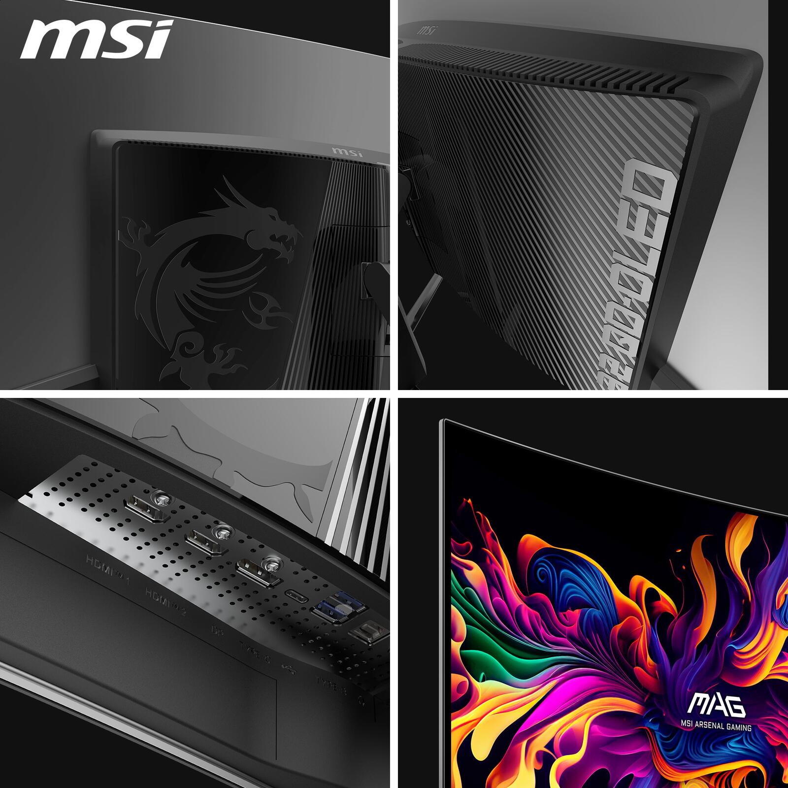 MSI MPG 321CURXDE Curved Gaming Monitor 80 cm (31,5')