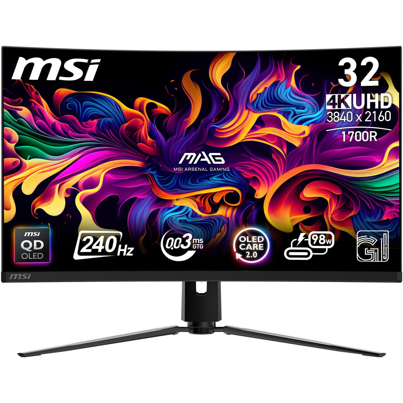 MSI MPG 321CURXDE Curved Gaming Monitor 80 cm (31,5')