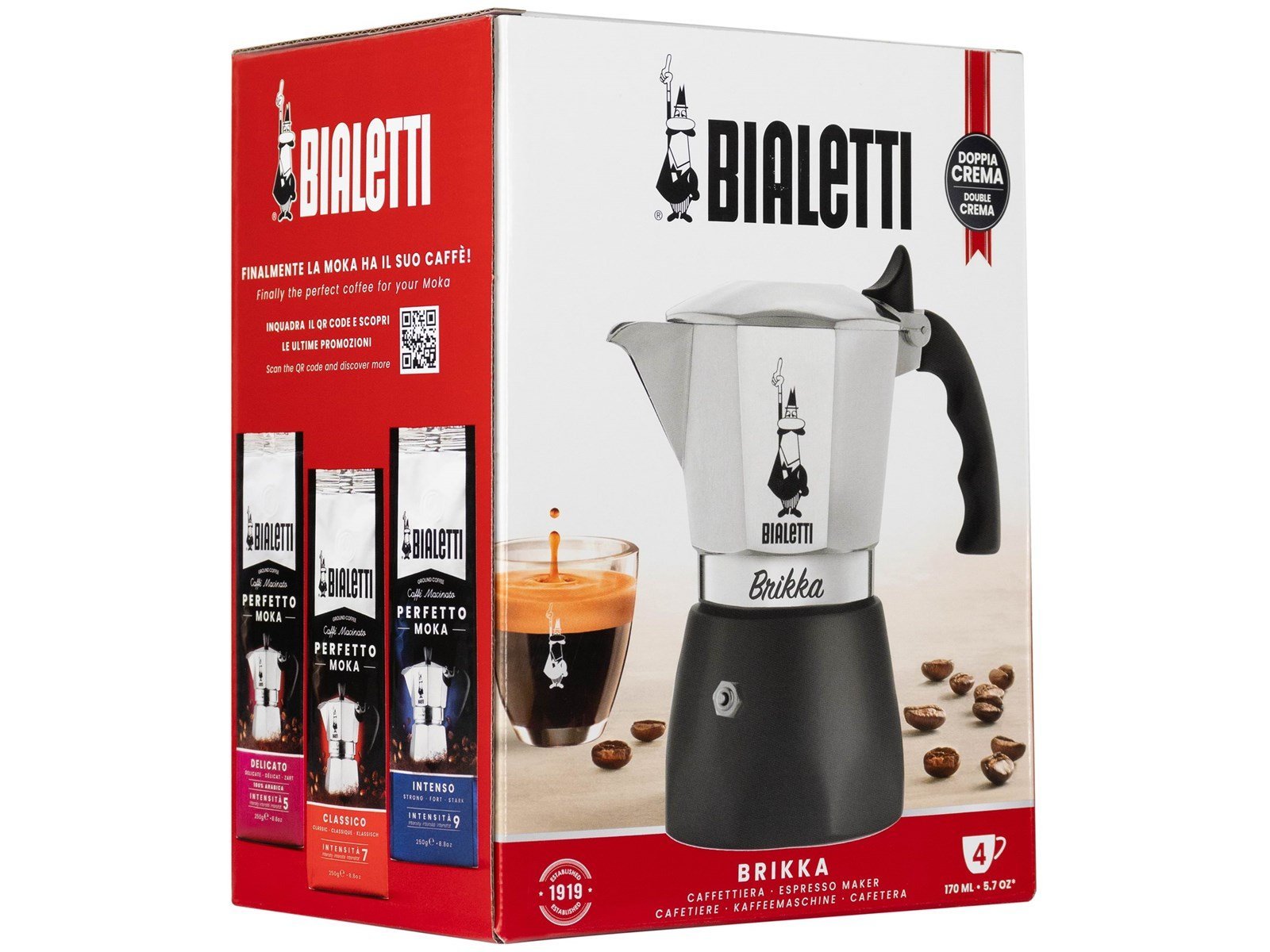 Bialetti Brikka 2.0 - 4 cups