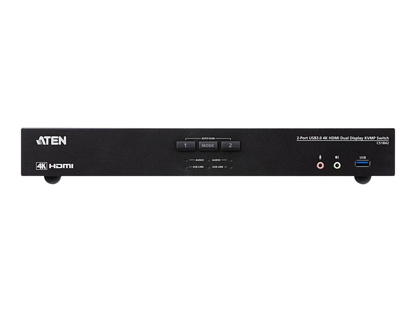 ATEN CS1842 2-Port USB 3.0 4K HDMI Dual Display KVMP Switch
