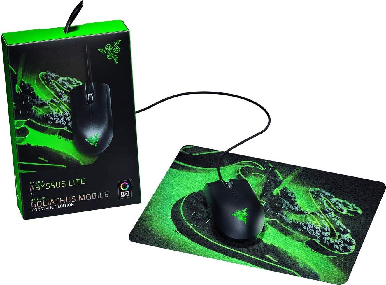 Razer Abyssus Lite Gaming Mouse + Goliathus Mobile Mousepad