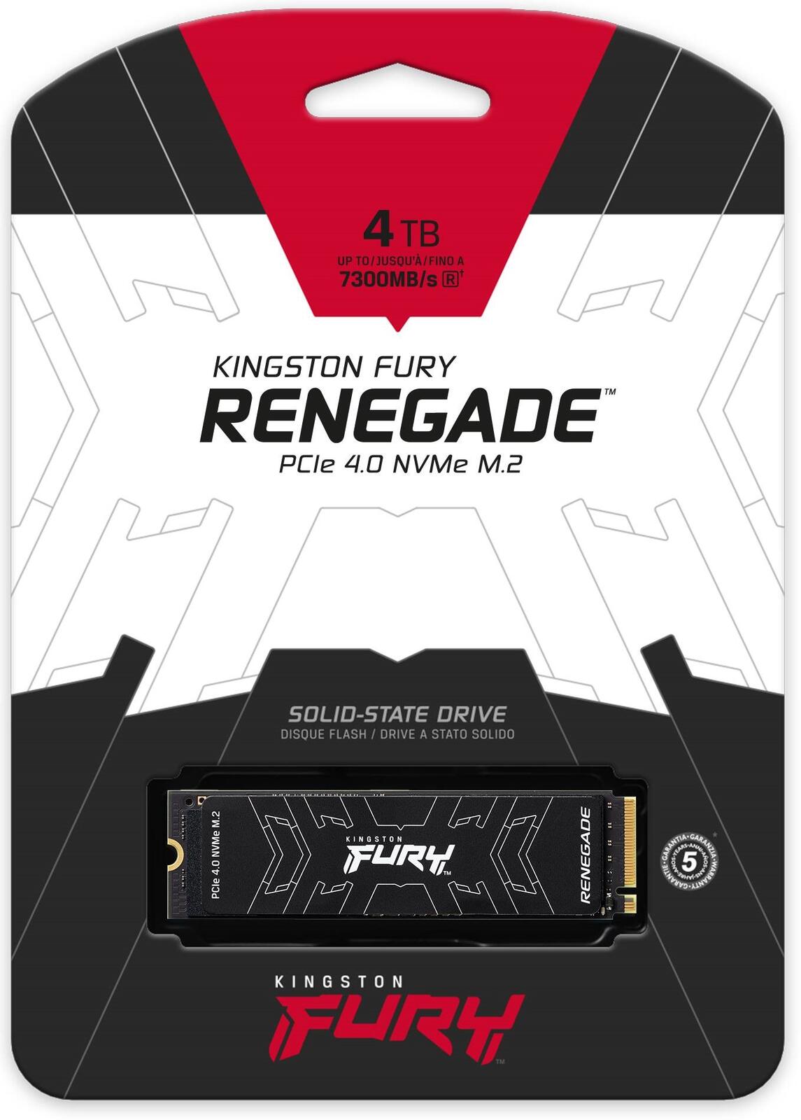 Kingston FURY Renegade SSD - 4TB
