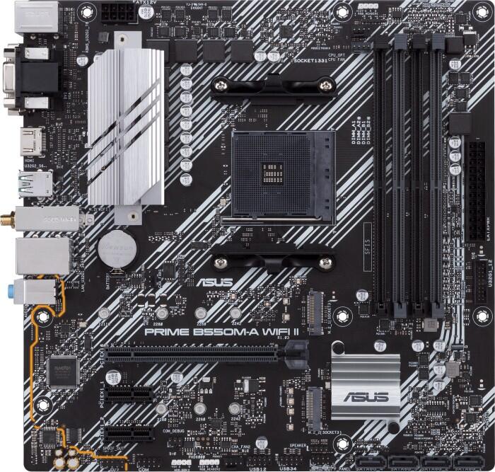 ASUS PRIME B550M-A WIFI II Gaming Mainboard Sockel AM4