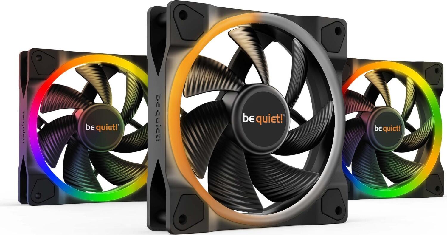 be quiet Lüfter Light Wings Triple Pack 120mm PWM schwarz
