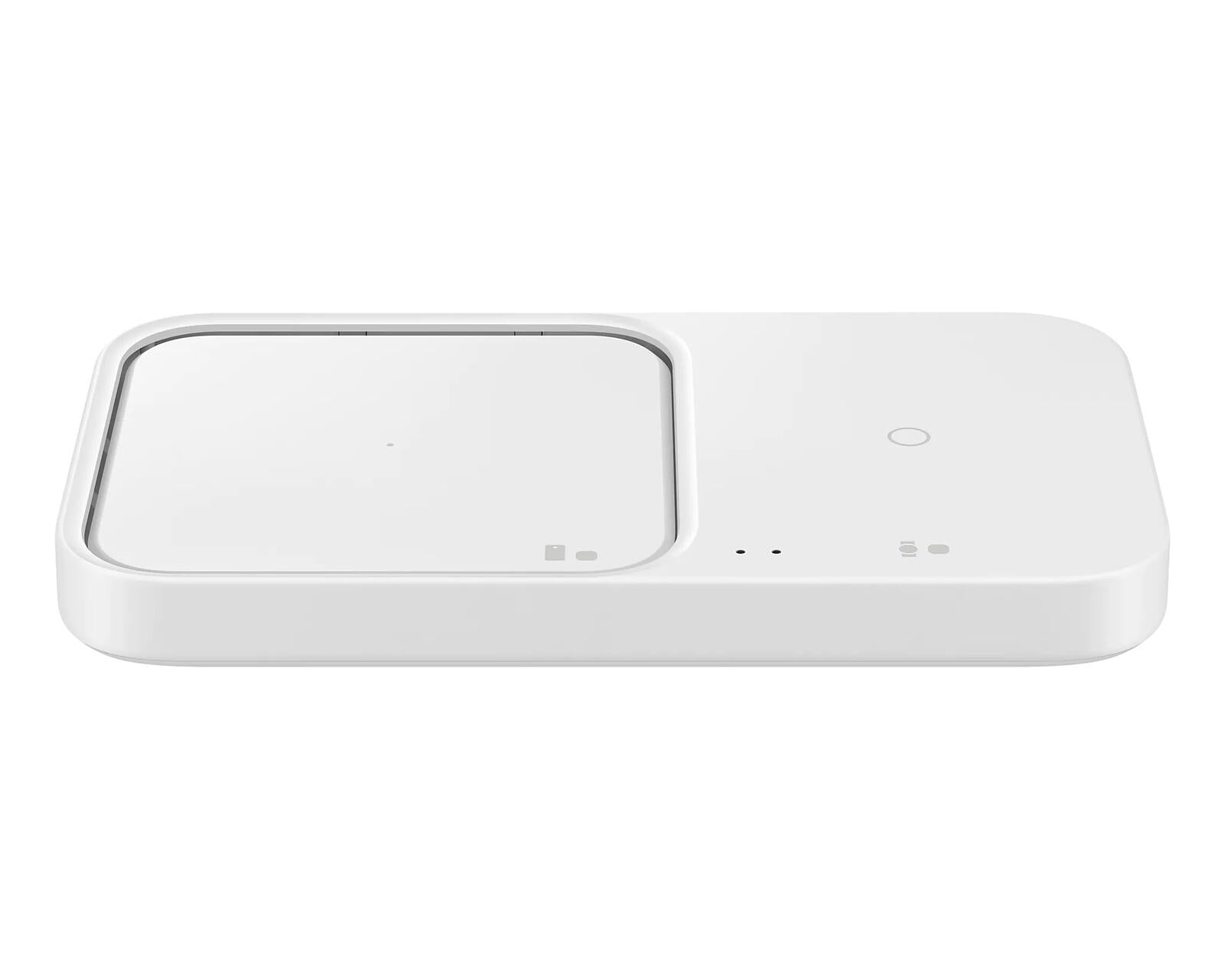 Samsung Wireless Charger Duo mit Schnellladeadapter EP-P5400T - Induktive Ladestation (White)