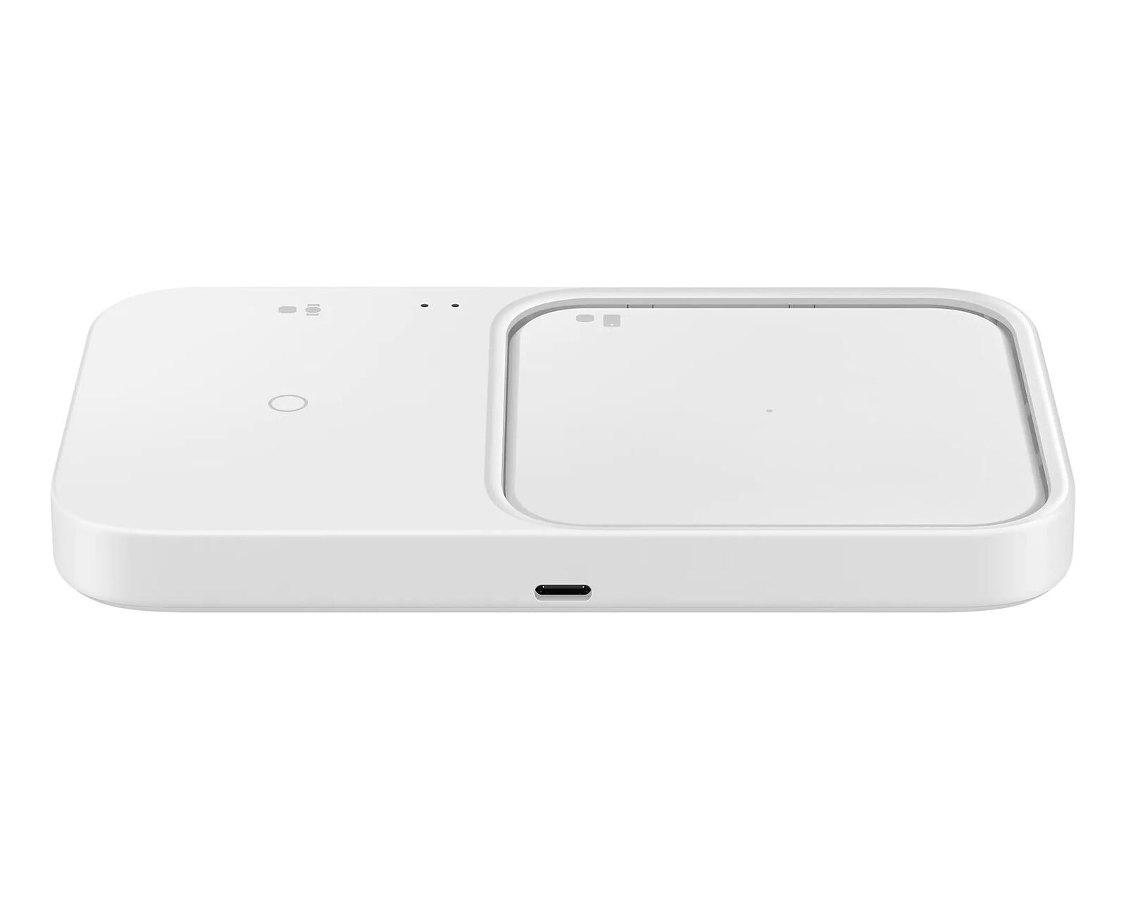 Samsung Wireless Charger Duo mit Schnellladeadapter EP-P5400T - Induktive Ladestation (White)