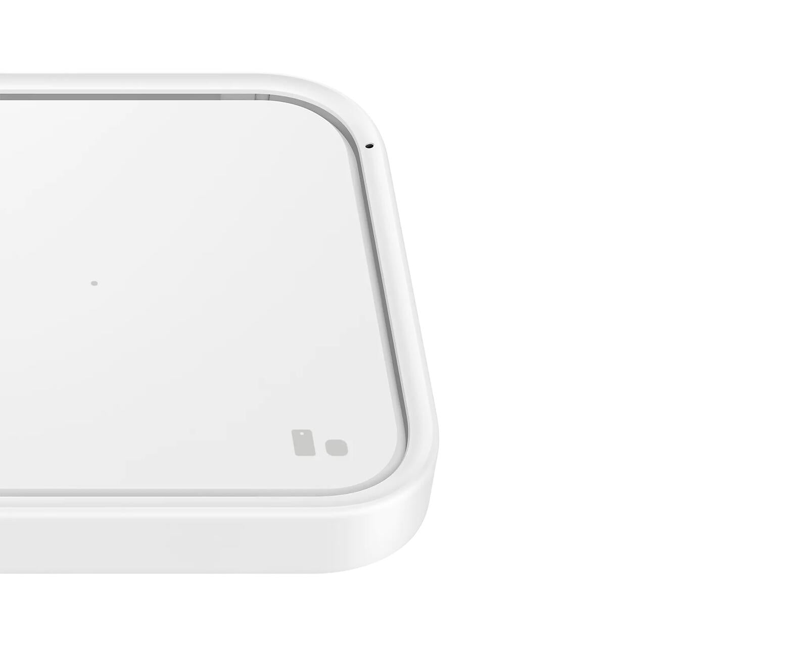 Samsung Wireless Charger Pad mit Schnellladeadapter EP-P2400T - Induktive Ladestation (White)