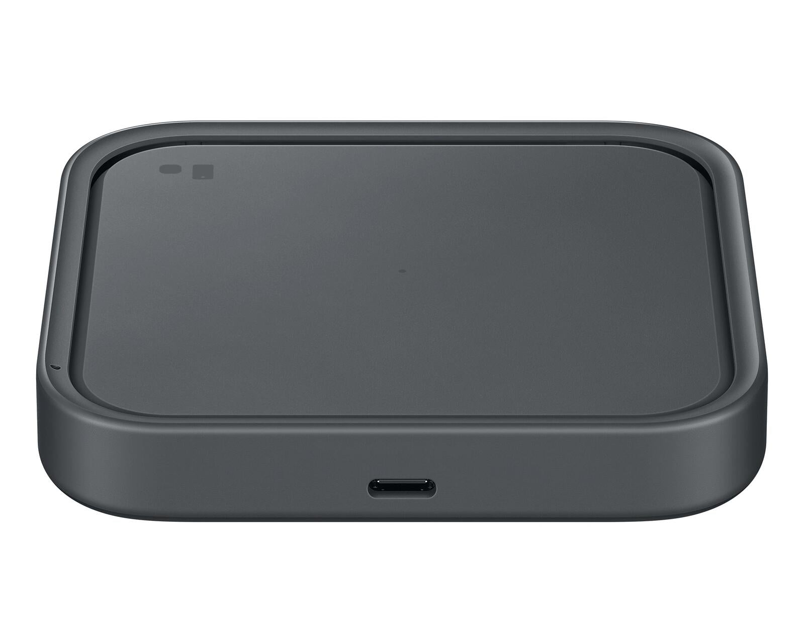 Samsung Wireless Charger Pad mit Schnellladeadapter EP-P2400T - Induktive Ladestation (Dark Gray)