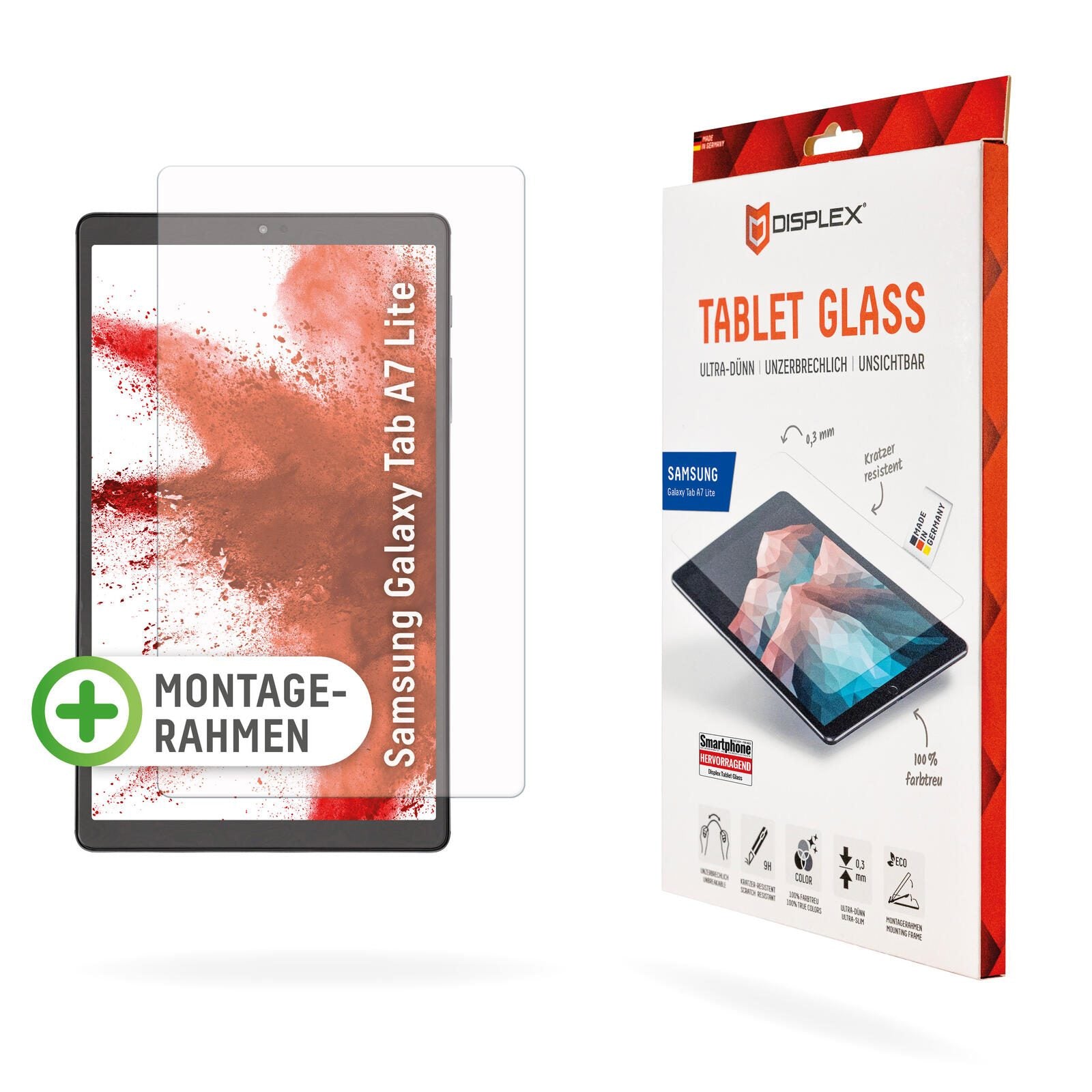 DISPLEX Tablet Glass Displayschutz für Tab A7 Lite