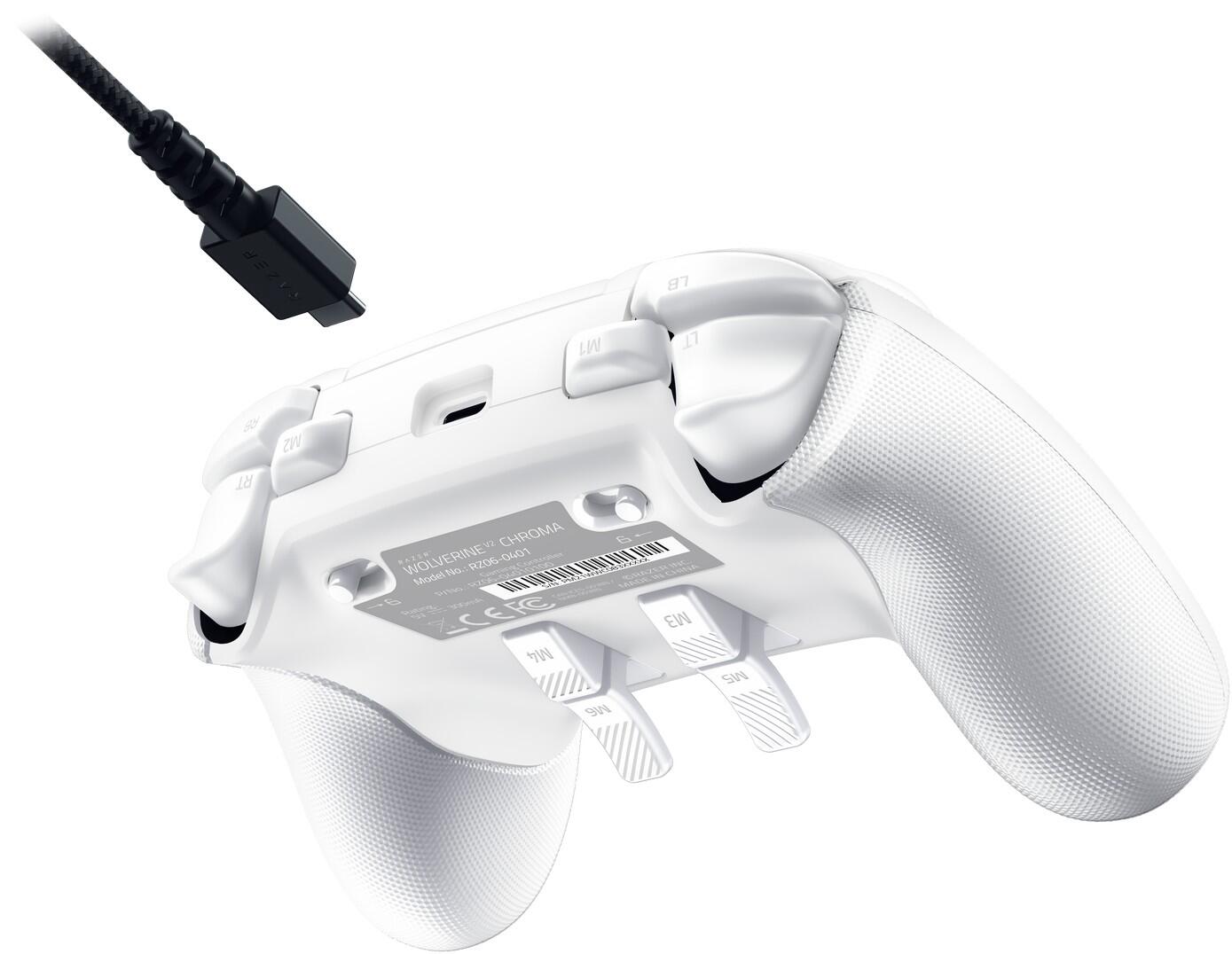 Razer Wolverine V2 Chroma Gamepad Weiß