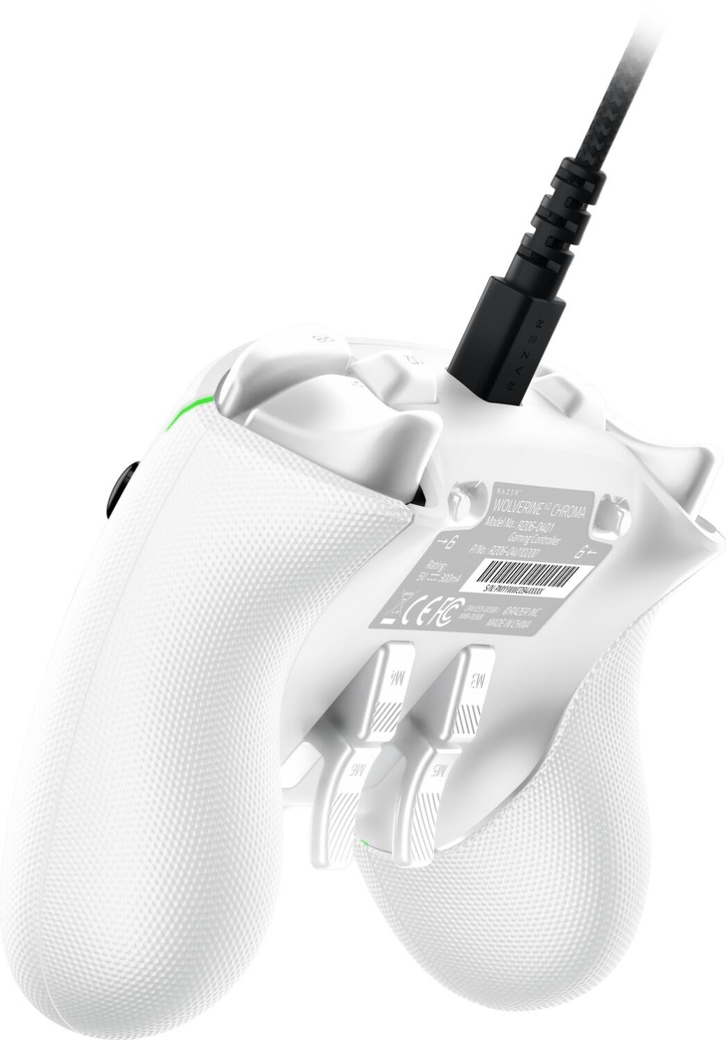 Razer Wolverine V2 Chroma Gamepad Weiß