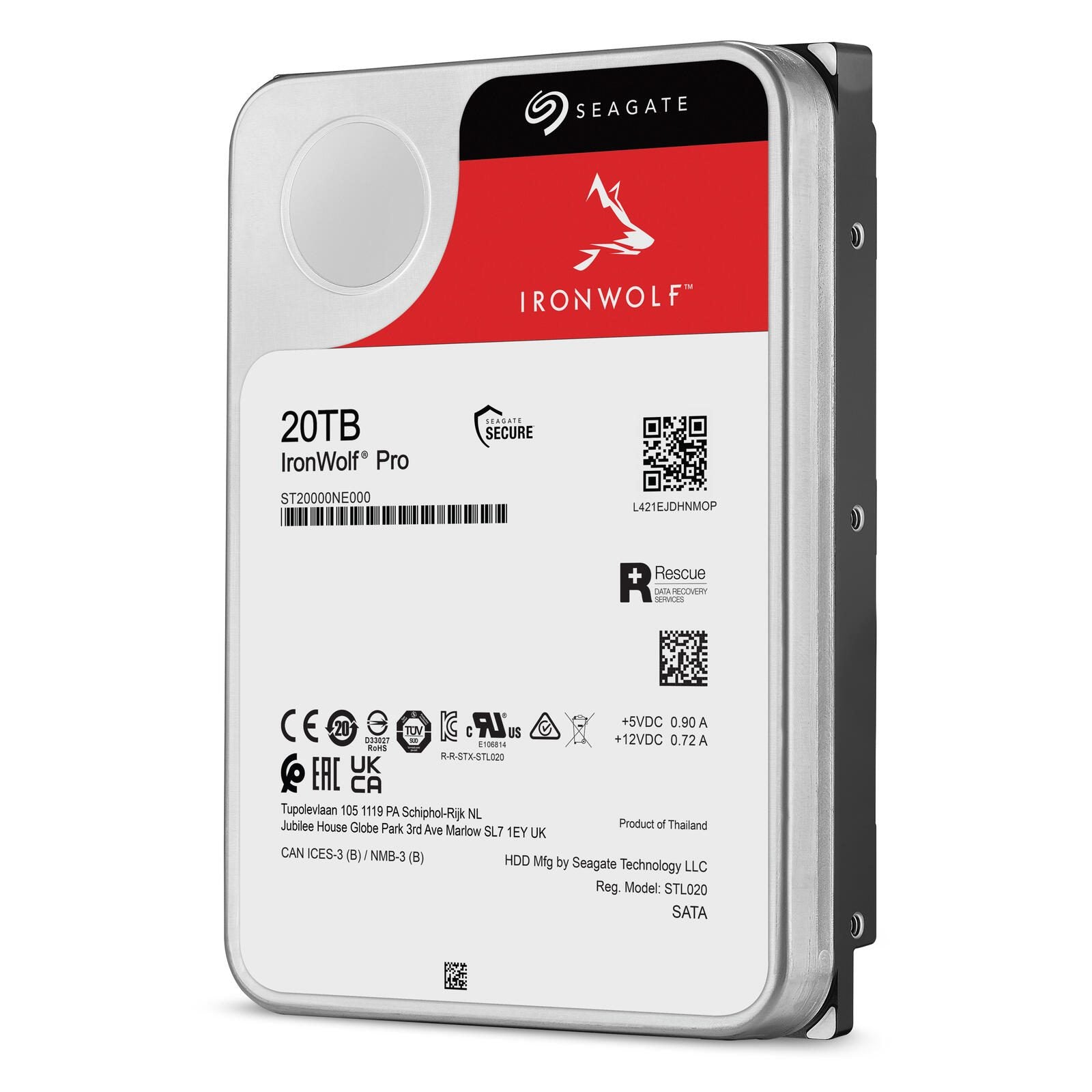Seagate IronWolf Pro NAS HDD - 20 TB