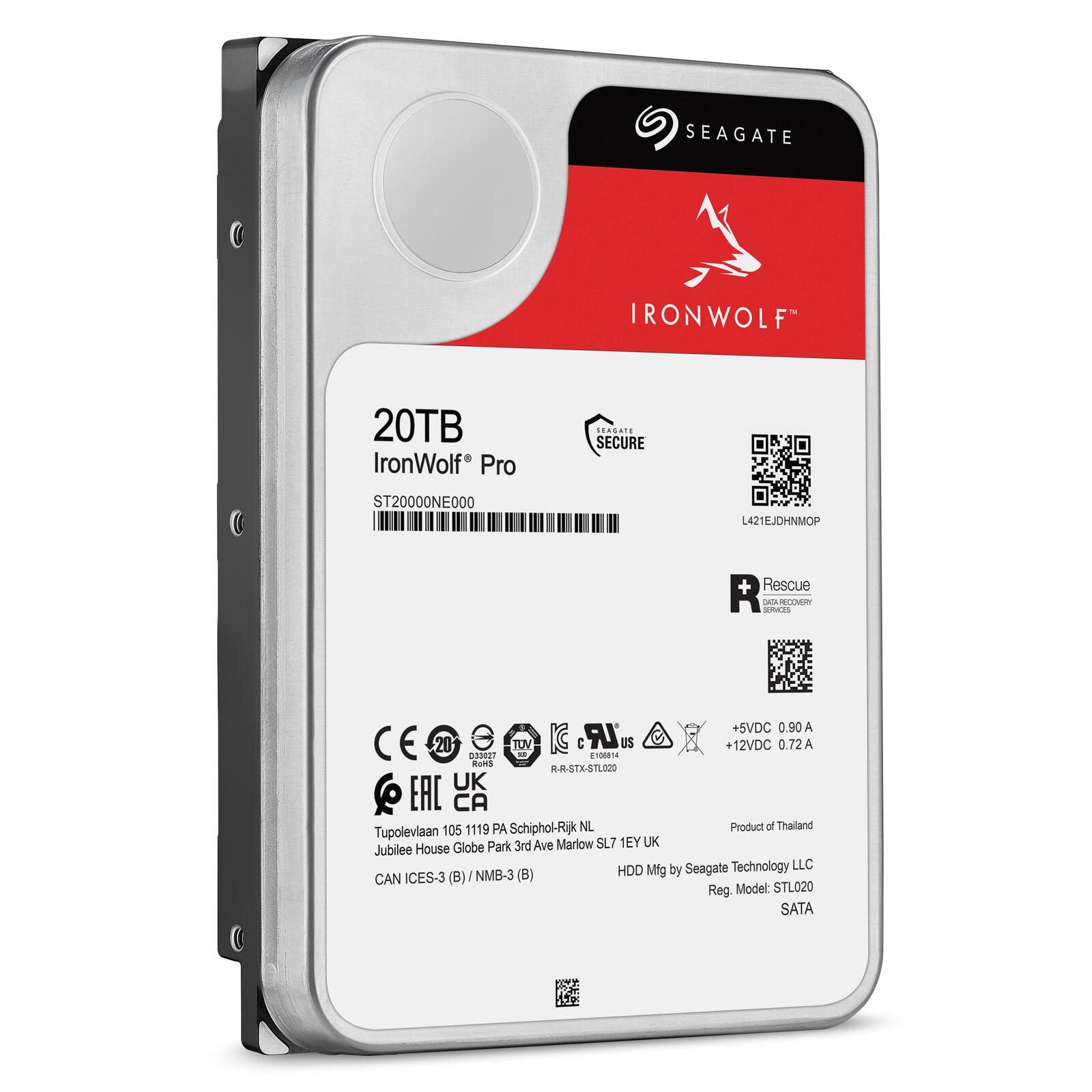 Seagate IronWolf Pro NAS HDD - 20 TB
