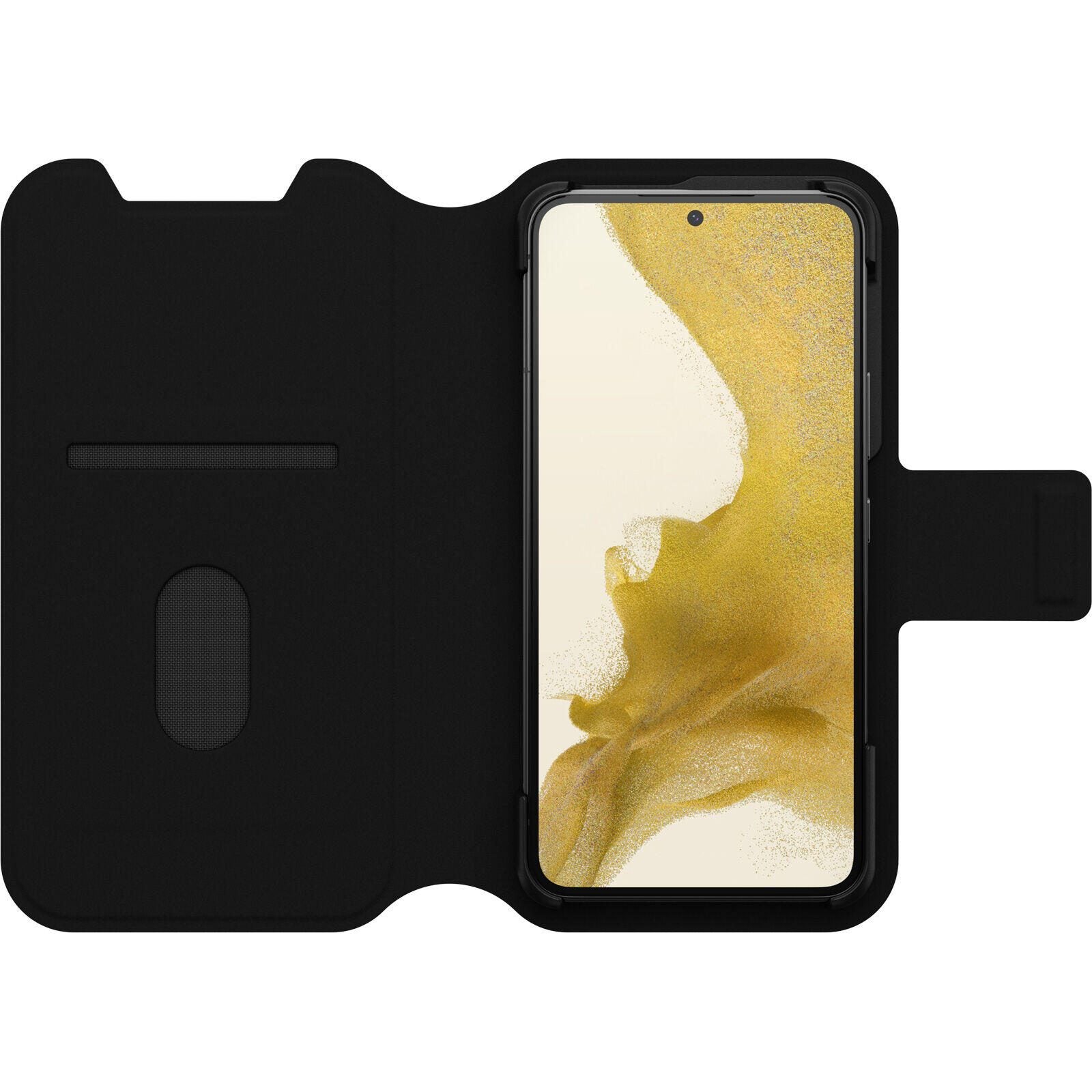 OtterBox Strada Via Series Schutzhülle für Samsung Galaxy S22 (Schwarz)