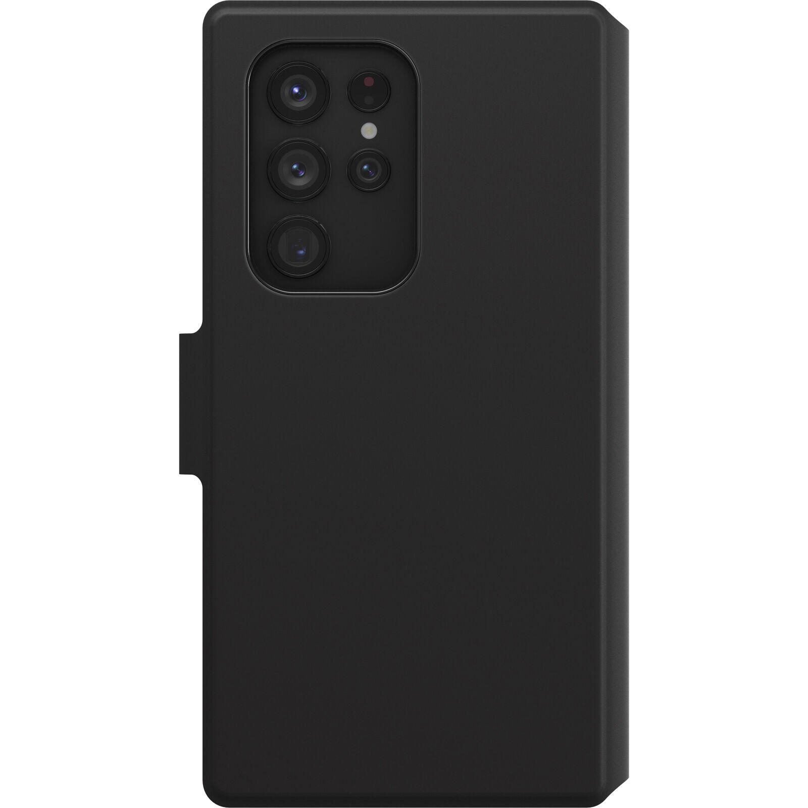 OtterBox Strada Via Series Schutzhülle für Samsung Galaxy S22 Ultra (Schwarz)