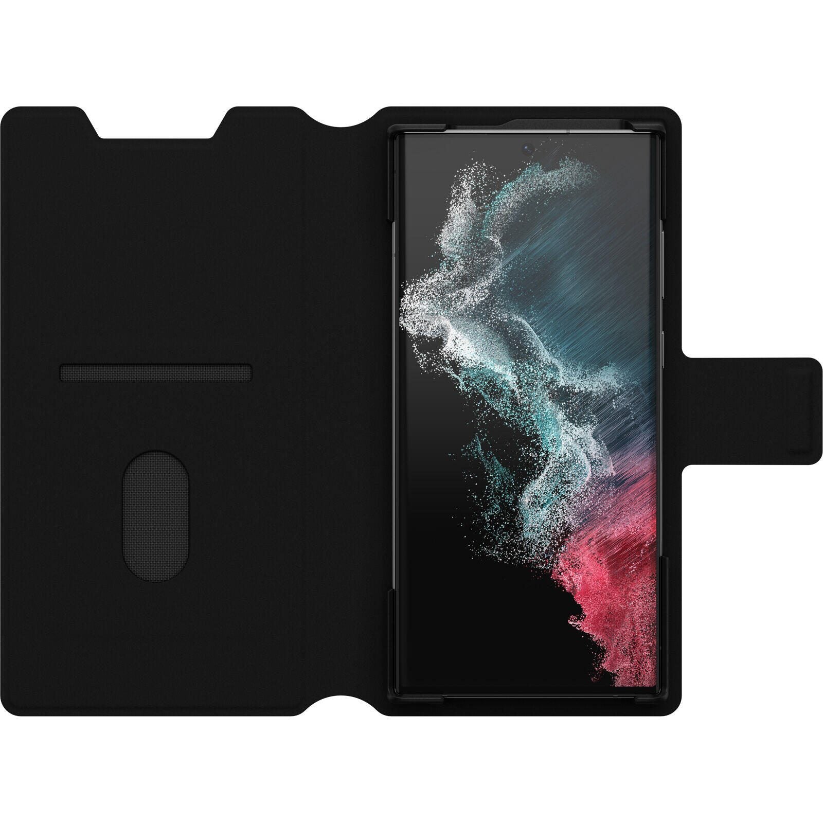 OtterBox Strada Via Series Schutzhülle für Samsung Galaxy S22 Ultra (Schwarz)