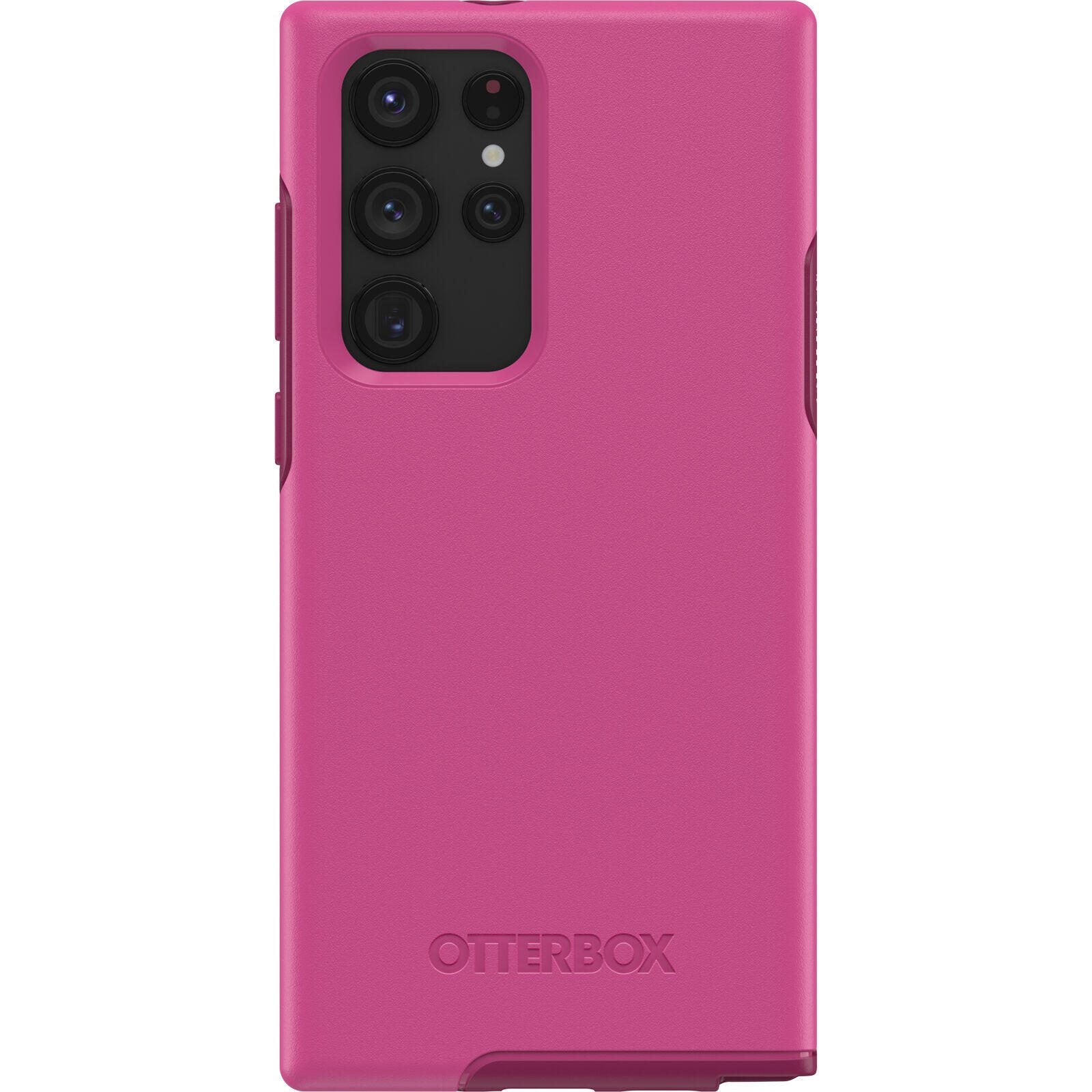 OtterBox Symmetry Series Schutzhülle für Samsung Galaxy S22 Ultra (Pink)