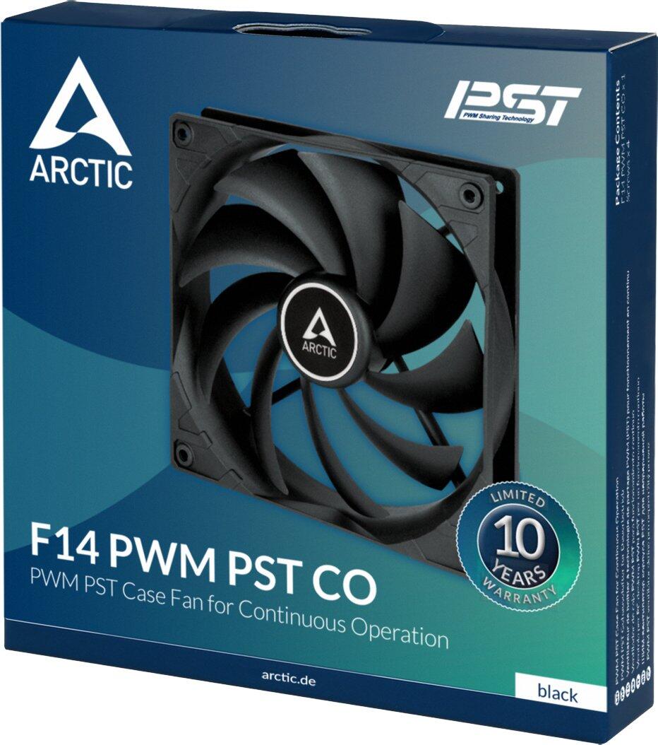 Arctic F14 PWM PST CO Schwarz - 140 mm