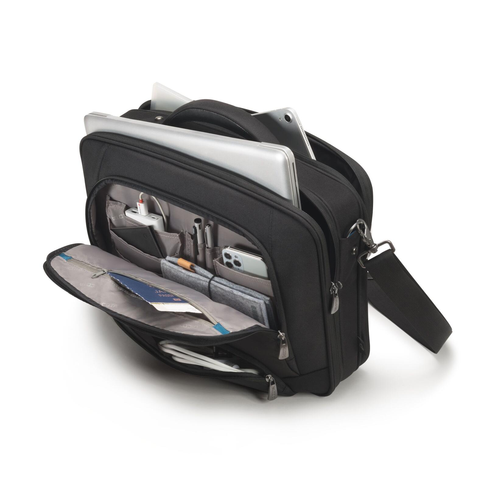 DICOTA Eco Multi Pro 11'-14,1' Notebook-Tasche - Schwarz