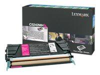 Lexmark Original Toner Standard Variante - C524 magenta 5000 Seiten (C5242MH)