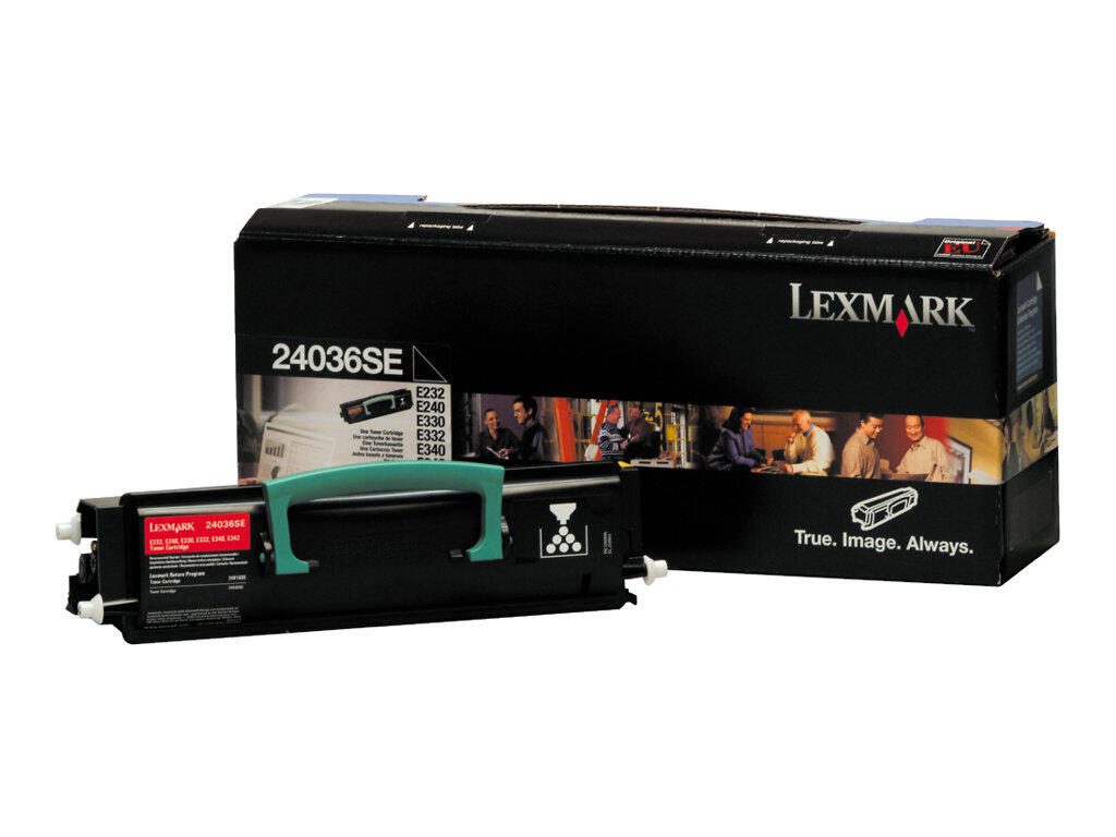 Lexmark Original Toner Standard Variante - E23x schwarz 2.500 Seiten (24036SE)