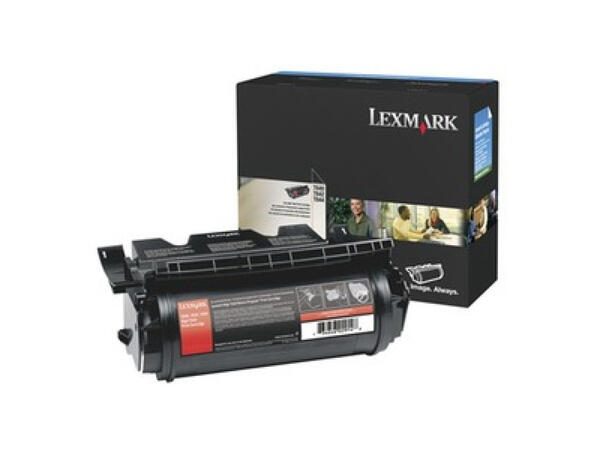 Lexmark Original Toner Standard Variante - T640 schwarz 21000 Seiten (64036HE)