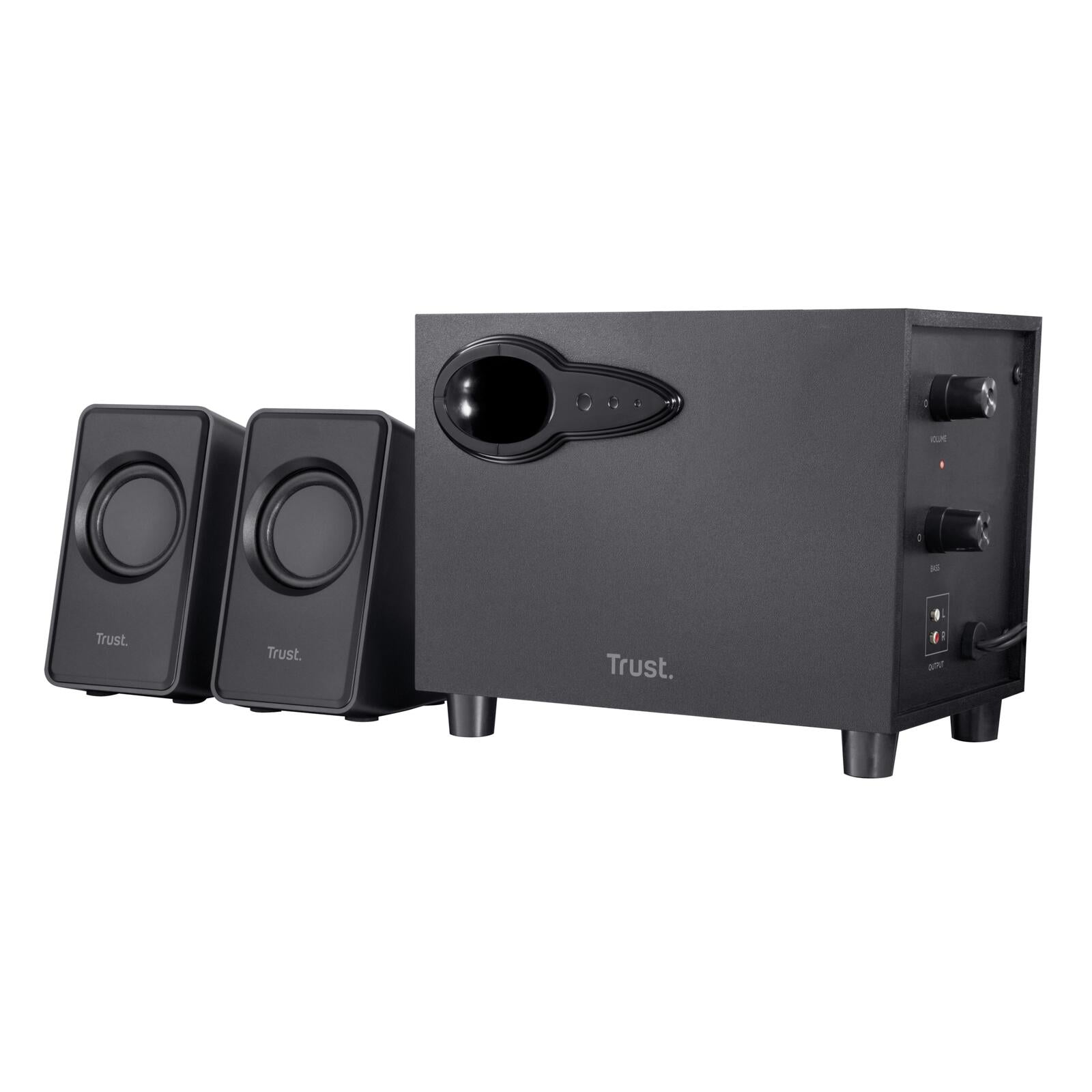 Trust Avora 2.1-USB-Lautsprecherset mit Subwoofer - Schwarz EU