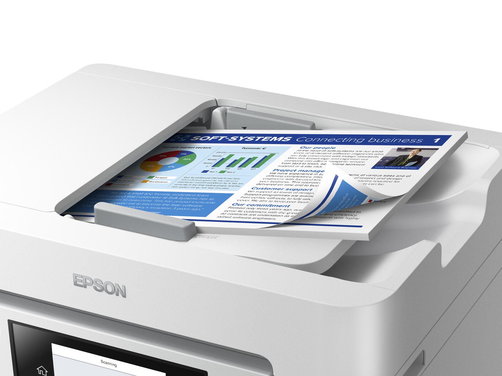 Epson WorkForce Pro WF-C4810DTWF Tintenstrahl-Multifunktionsgerät