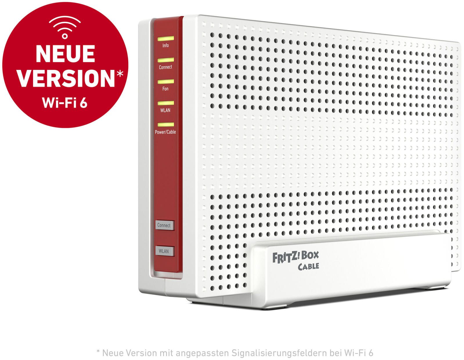 AVM FRITZBox 6690 Cable Wireless Router Kabelmodem 4-Port-Switch GigE, 2.5 GigE WiFi6 Dual-Band VoIP-Telefonadapter