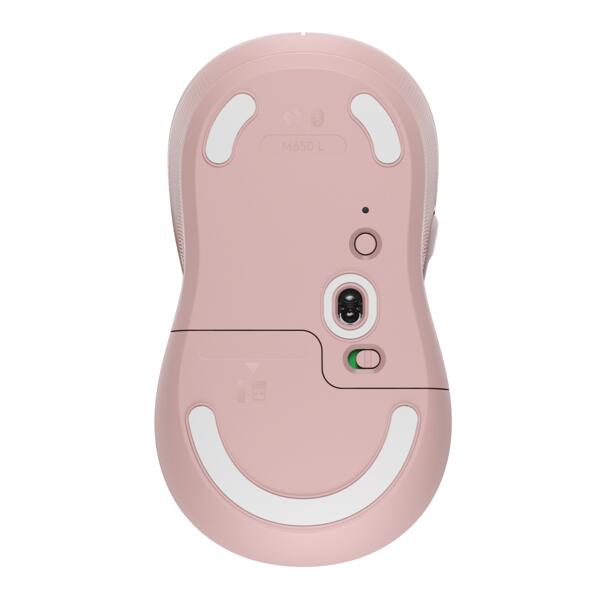 Logitech Signature M650L Large Rose Wireless Maus für die rechte Hand