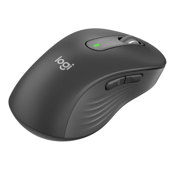 Logitech Signature M650L Large Graphite Wireless Maus für die linke Hand