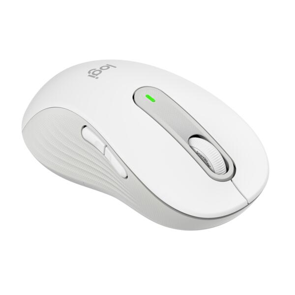 Logitech Signature M650L Large Off-White Wireless Maus für die linke Hand