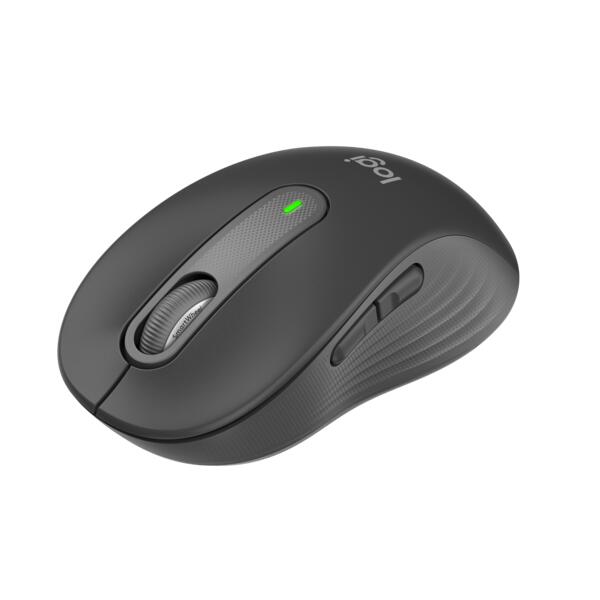 Logitech Signature M650 Medium Graphite Wireless Maus für die rechte Hand