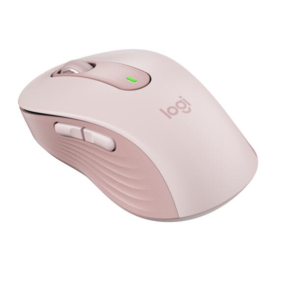 Logitech Signature M650 Medium Rose Wireless Maus für die rechte Hand