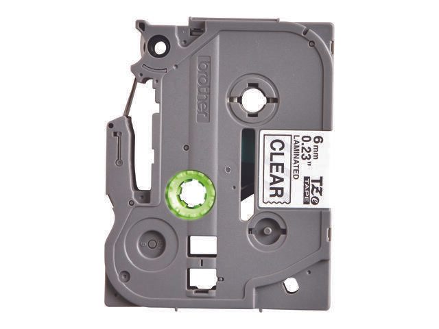 Brother Original P-Touch Farbband schwarz auf transparent (TZE-111)