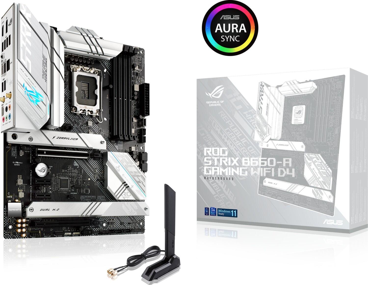 ASUS ROG STRIX B660-A Gaming WiFi D4 Mainboard Sockel Intel LGA 1700